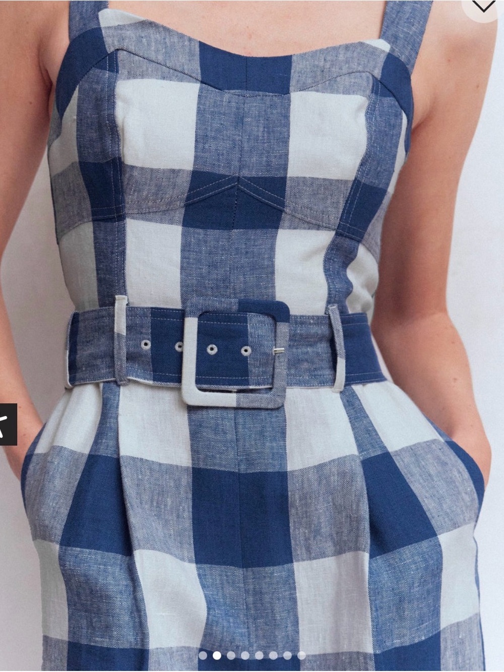 Boden jumpsuit NWOT US 4, Panelled Bodice Linen Jumpsuit,current D1717
Gorgeous! - Picture 7 of 15
